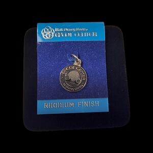 🌍 Epcot Center Rhodium Finish Charm